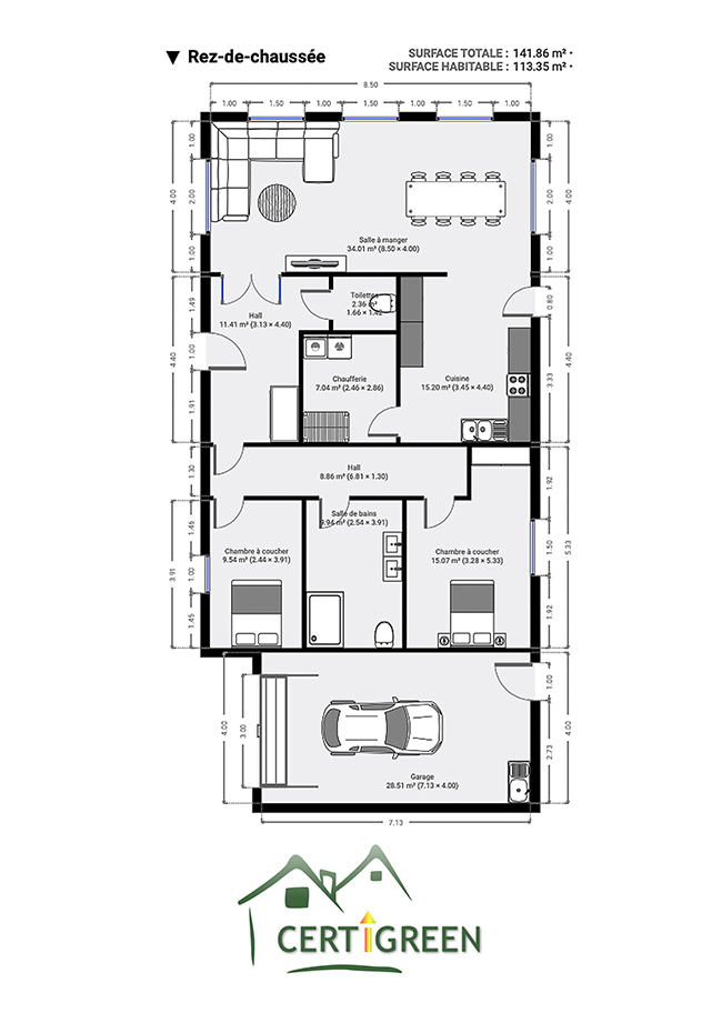 Plan 2D & Fiche descriptive